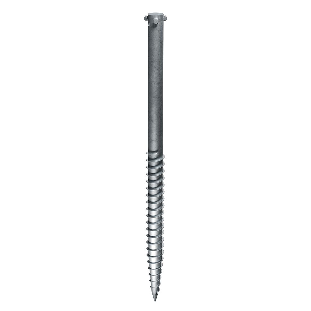Zemní vrut Zn 76x3,0x1600mm, 3xM16