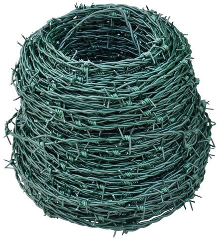 Ostnatý drát ZnPVC RAL 6005 2,0 / 2,5mm, 100m