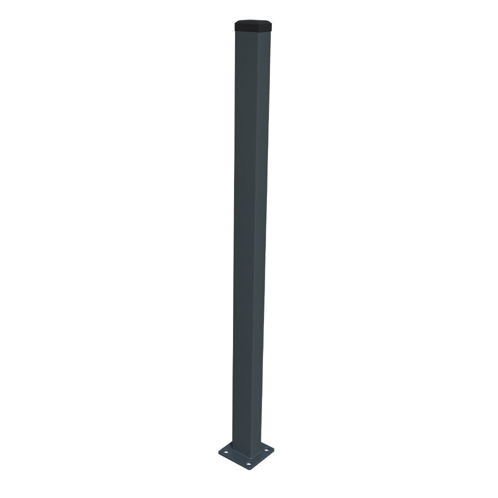 Sloupek 60x40mm s patkou ZnPVC 2200mm antracit