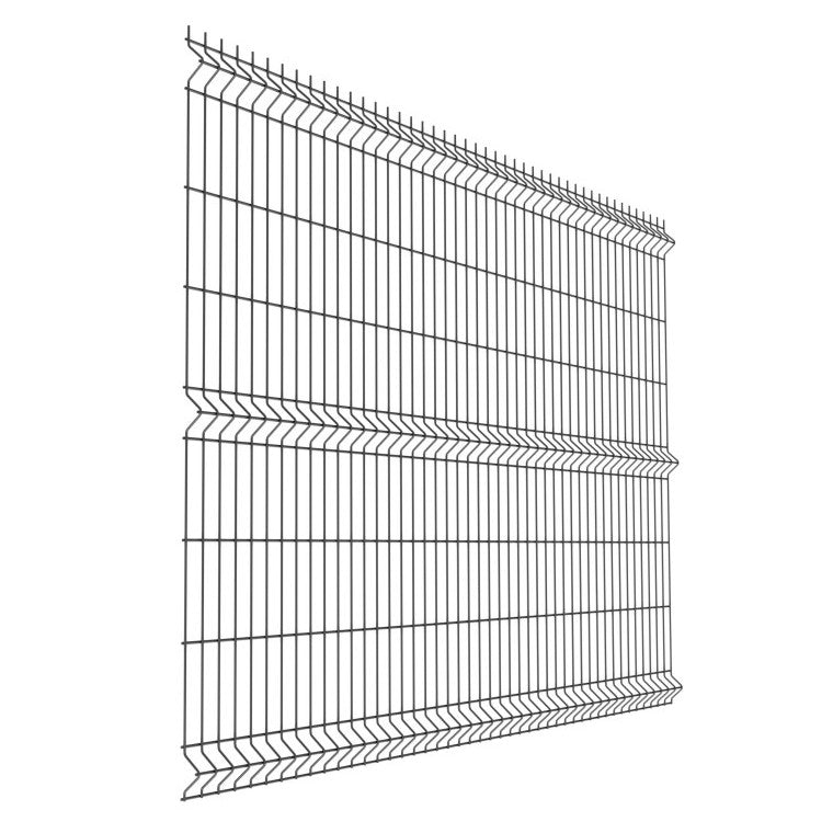 Svařovaný plotový panel 3D ZnPVC 2500x1530x4mm antracit