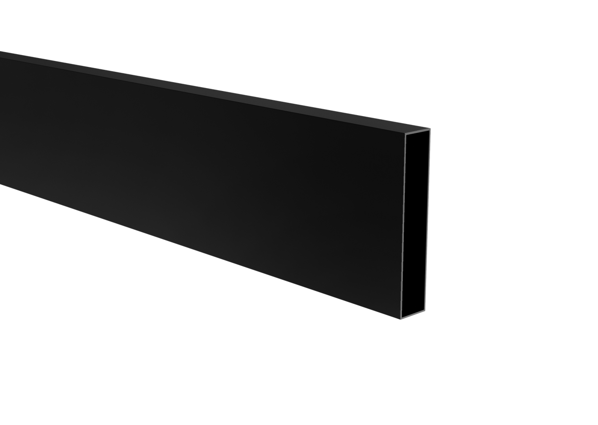 Hliníková lamela, 20x100x1,1-6000mm, černá RAL9005