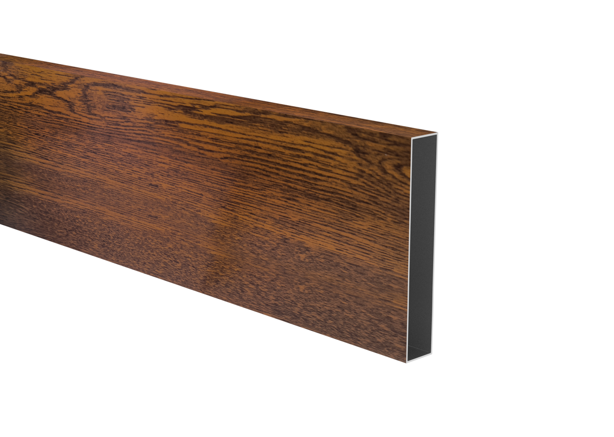 Hliníková plotová výplň 20x120x1,2-6000mm tmavý ořech