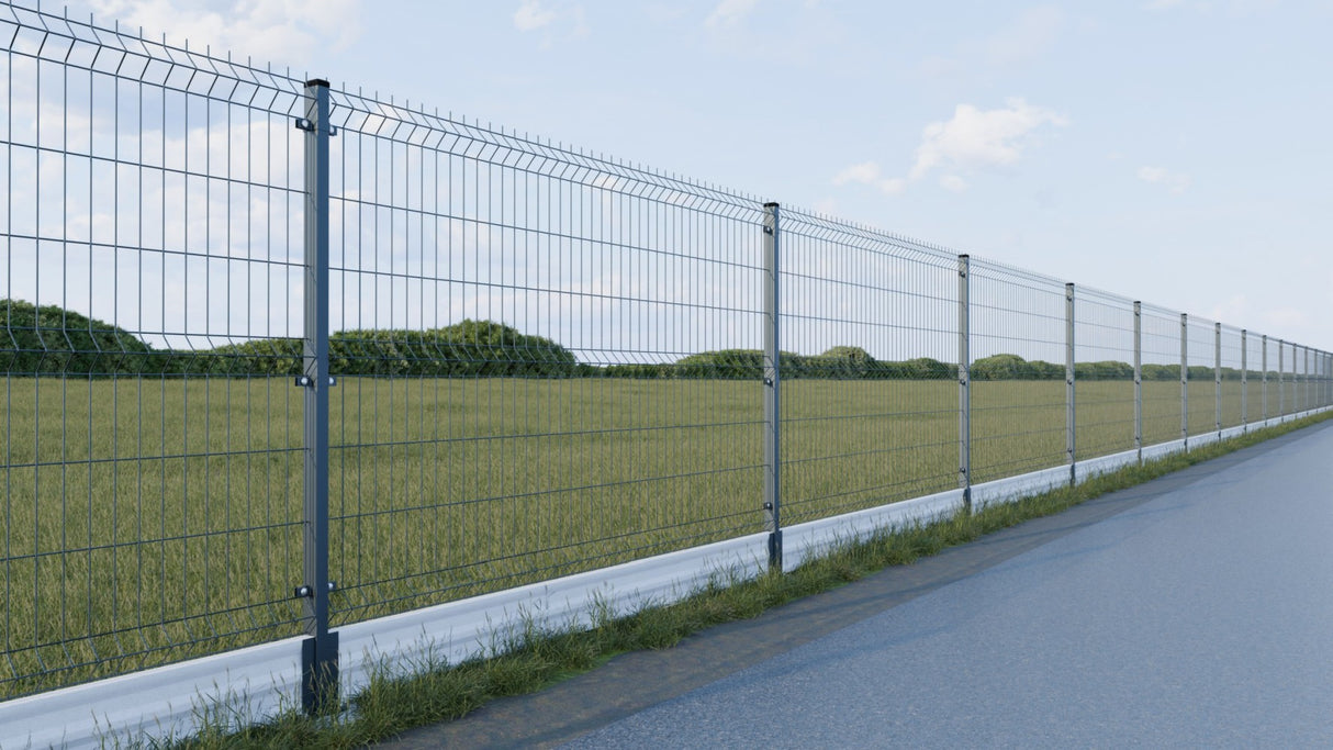Svařovaný plotový panel 3D ZnPVC 2500x1530x4mm antracit