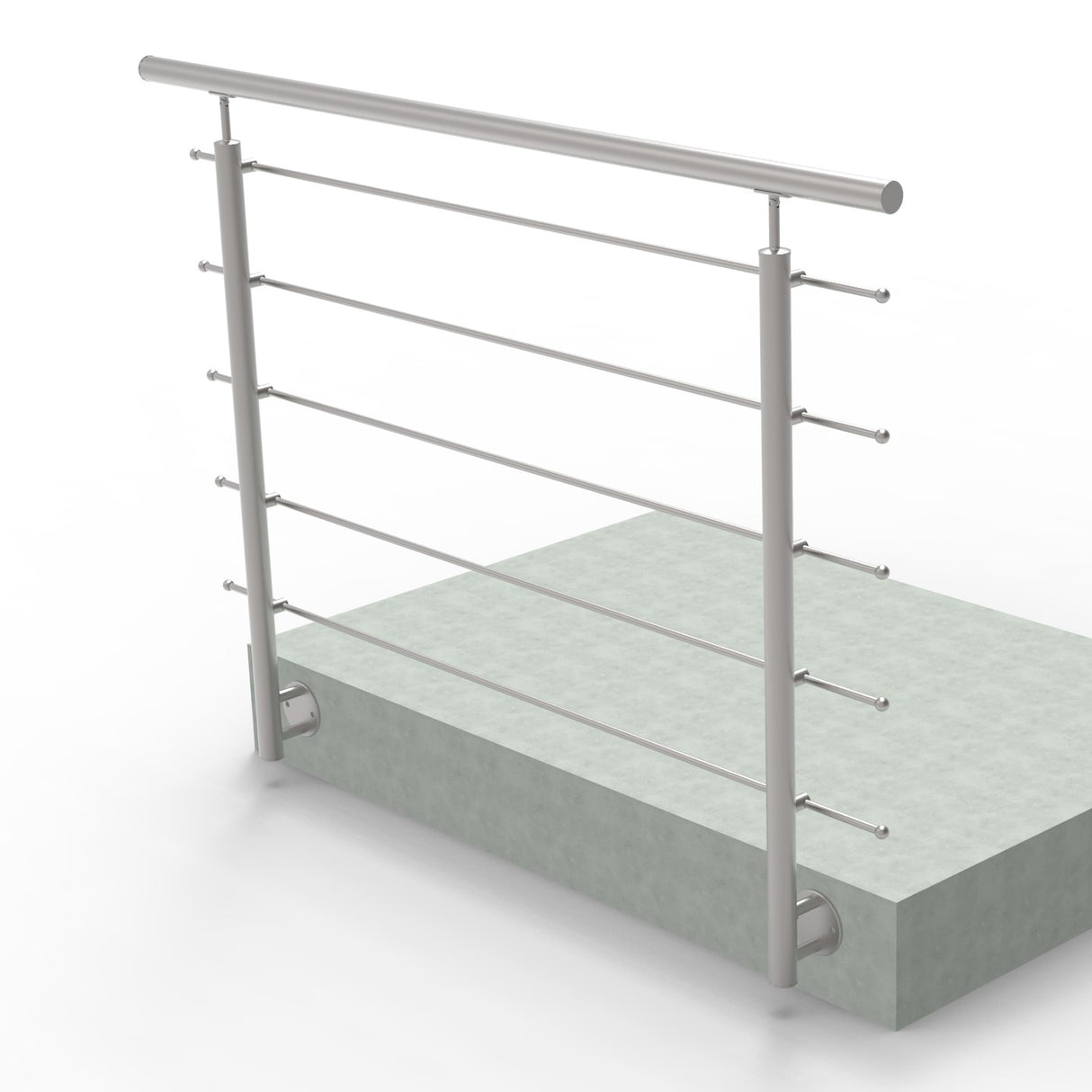 Nerezové zábradlí, AISI304, 1500x1000mm, BR