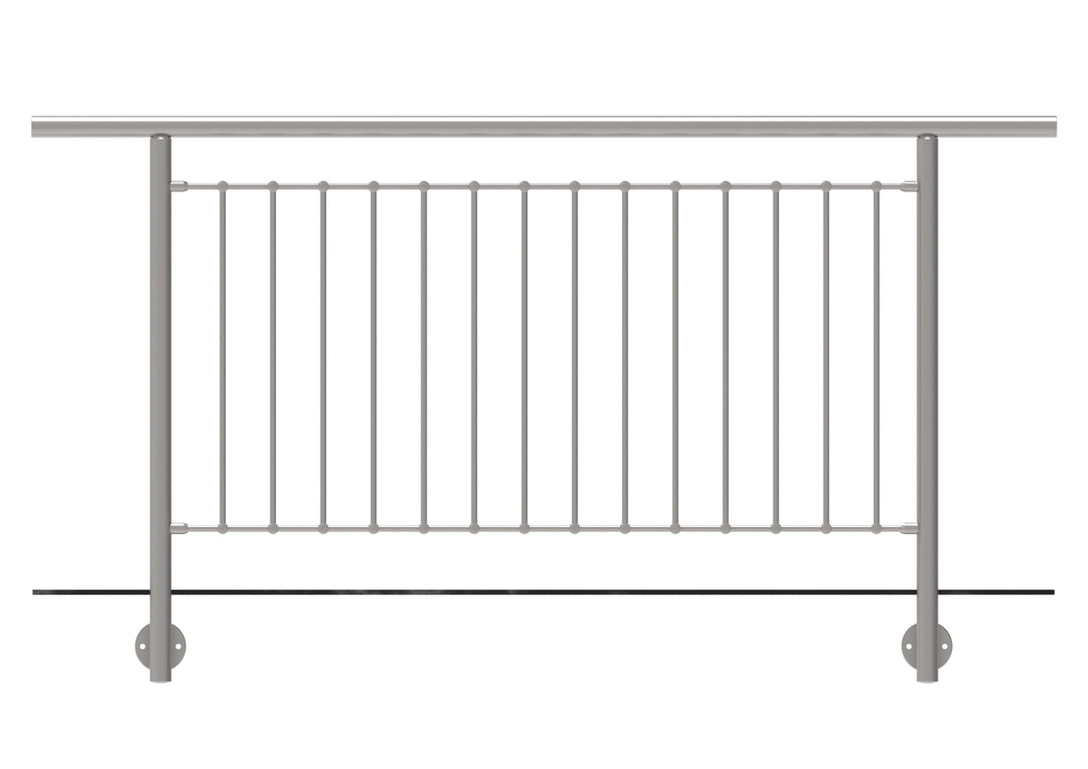 Zábradlí vertikálni BR AISI304, D42,4/d12vertical/