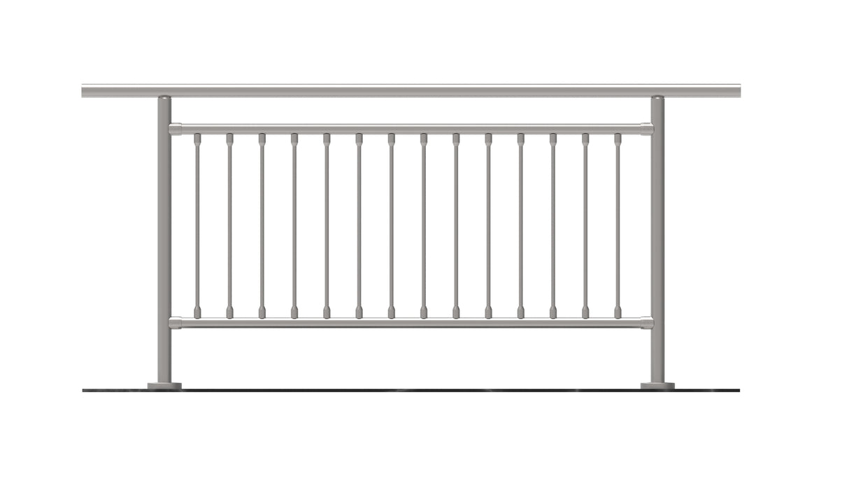 Zábradlí vertikálni VR AISI304, D42,4/d12vertical/