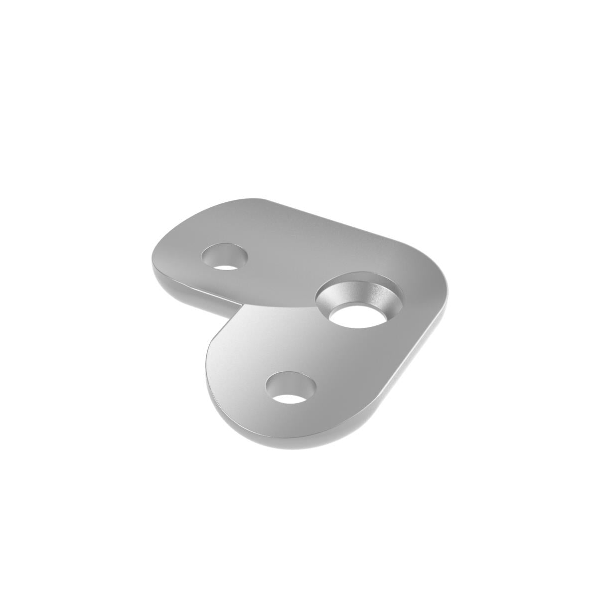 Vanička na držák madla AISI316, D48,3mm/90st°