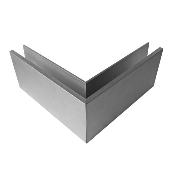 Kotvění vrchní - sklo hliník AL/ELOX/Satin