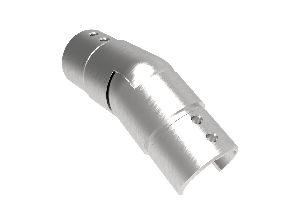 Přechod madla sklo - koleno AISI316 25-55°down, D4