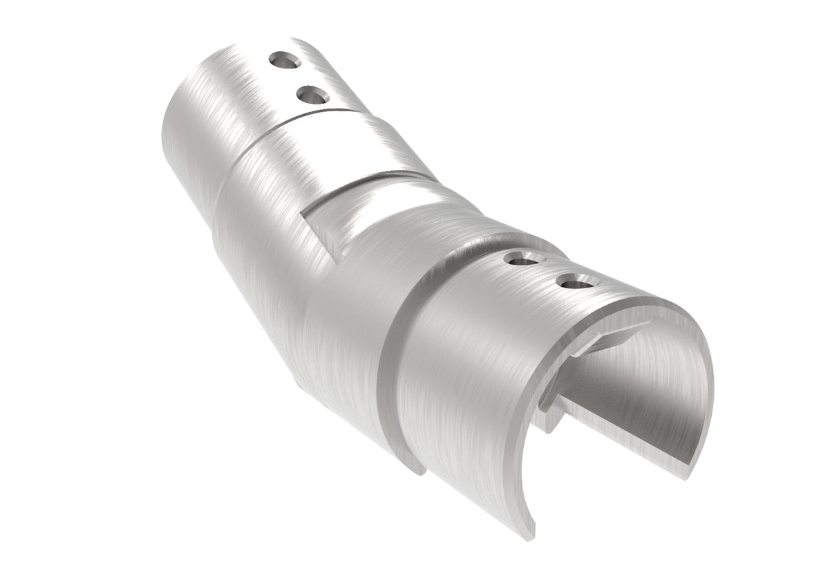 Přechod madla sklo - koleno