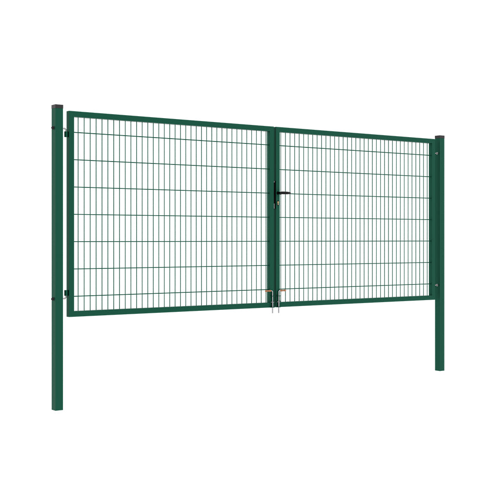 Brána 2kr. 2D BOX ZnPVC 4000x1500mm RAL6005 zelená