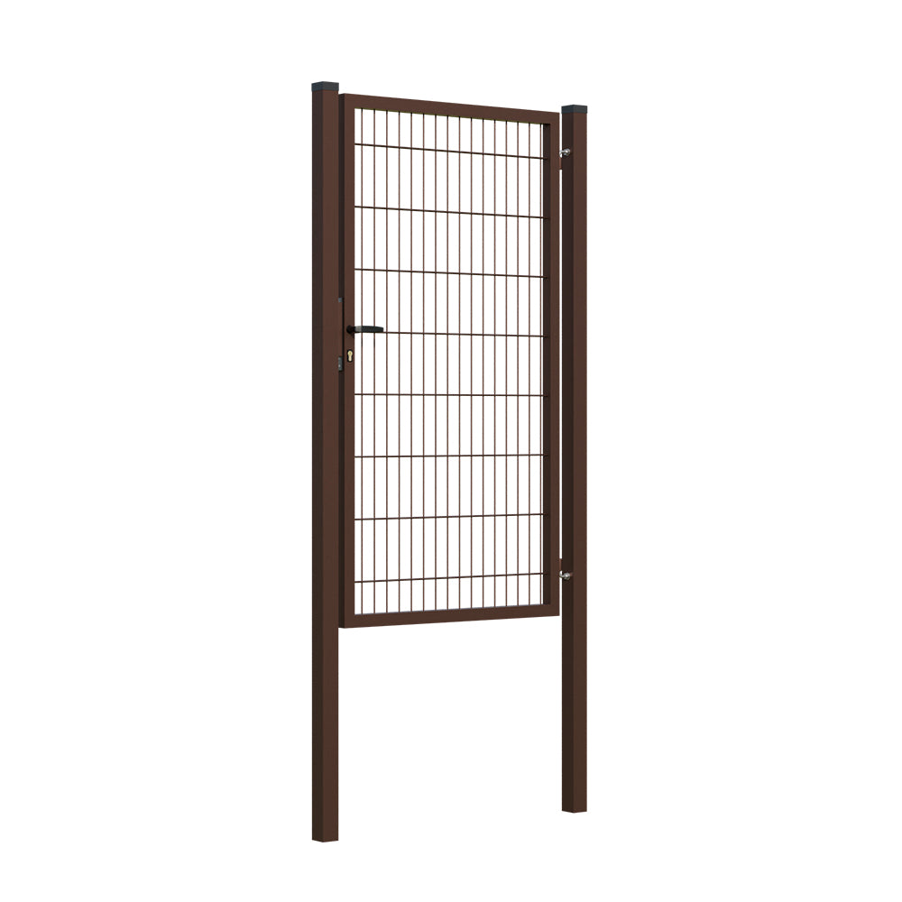 Bránka 1kr. 2D BOX ZnPVC 1000x1700mm RAL 8017 hnedá