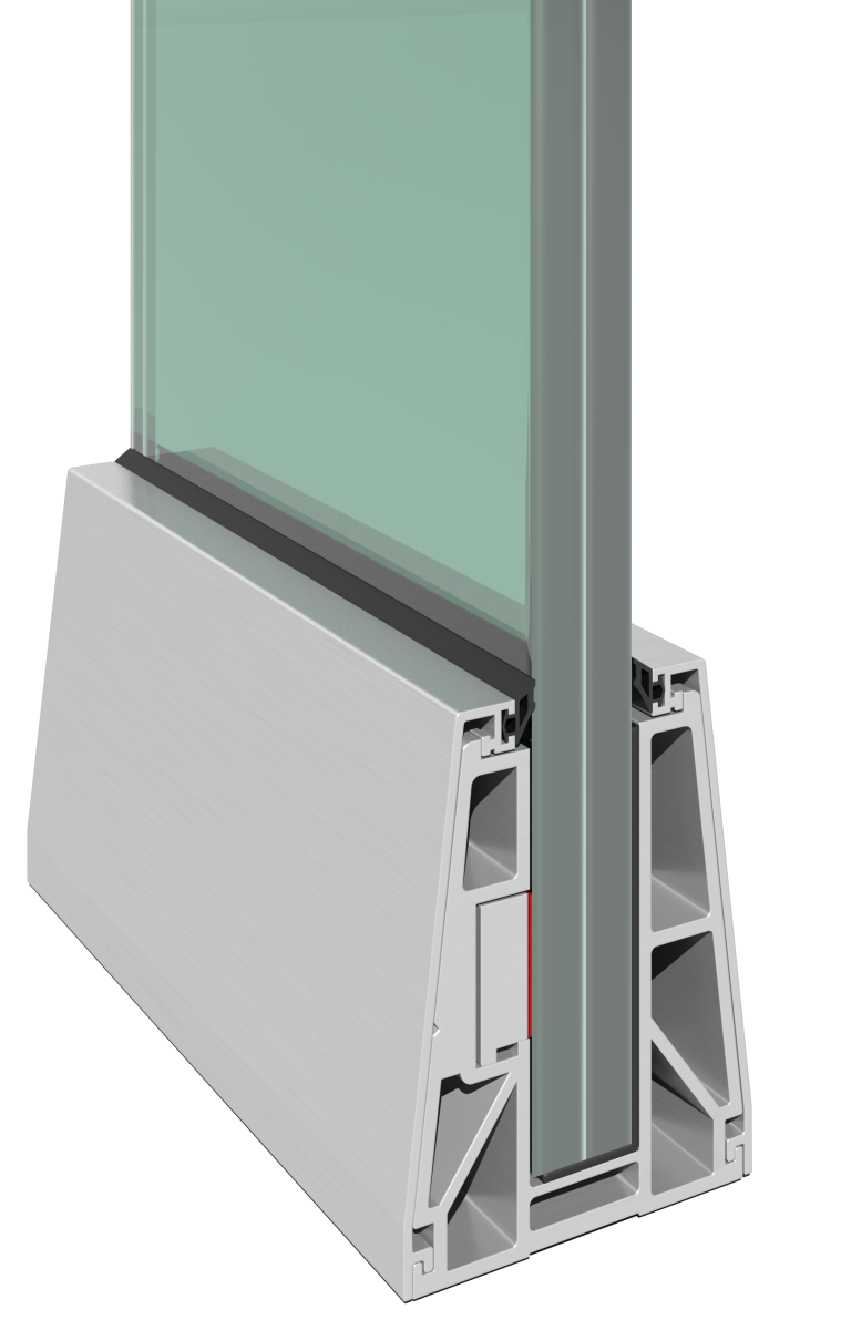 Al kotvící profil - kotvění vrchní