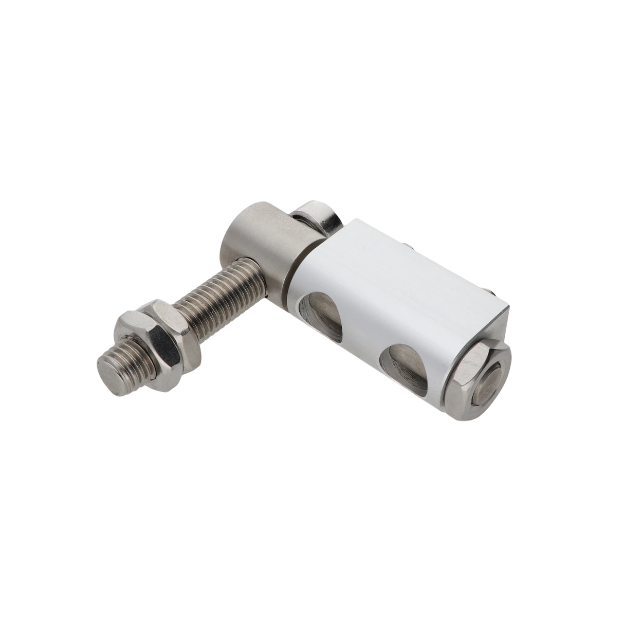 Nastavitelný závěs k přišroubování, nerez/hliník