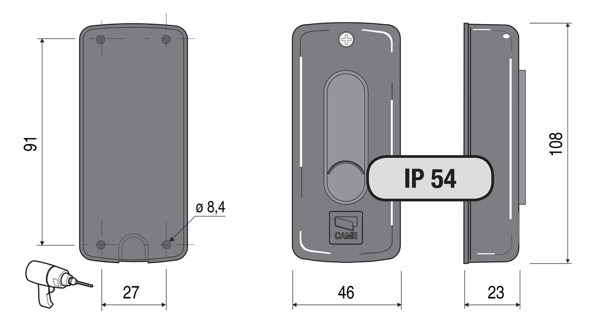 Fotobuňky CAME, max. 20m