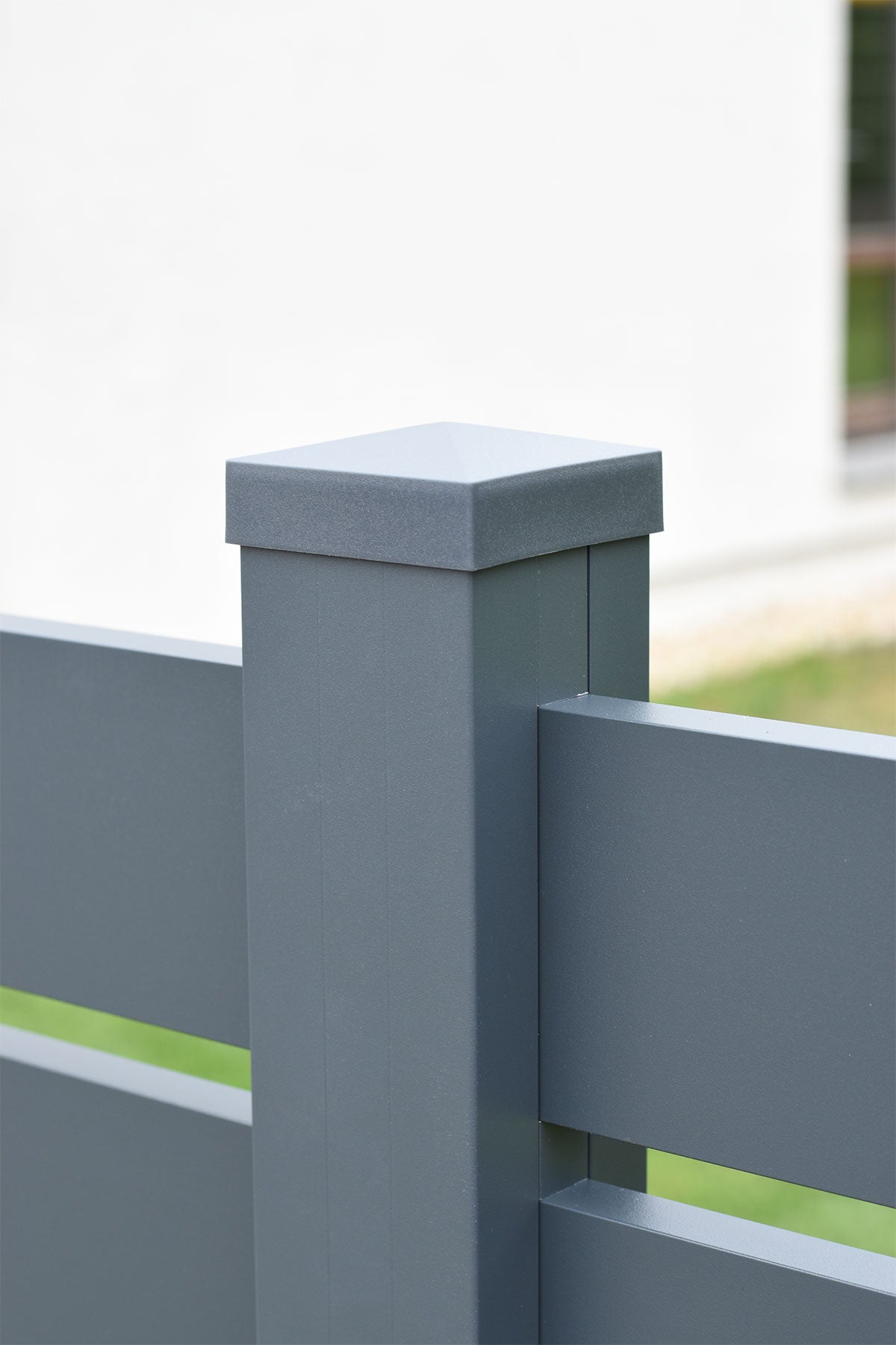 Hliníková krytka/čepice na sloupek 70x70mm, Antracit RAL 7016