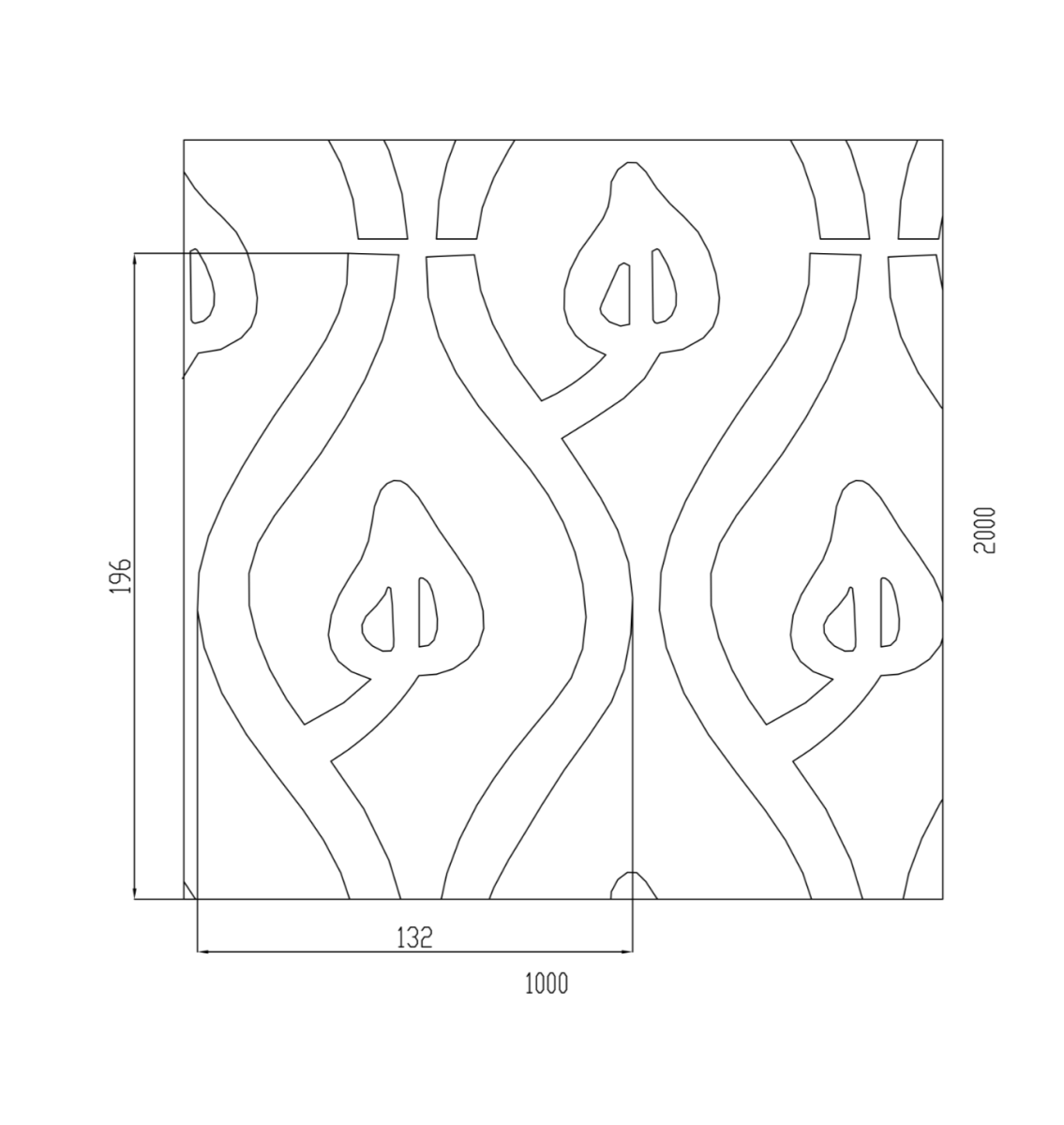 Designový 3D plech - Zn