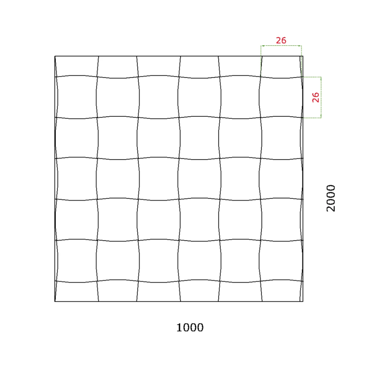 Designový 3D plech - Zn