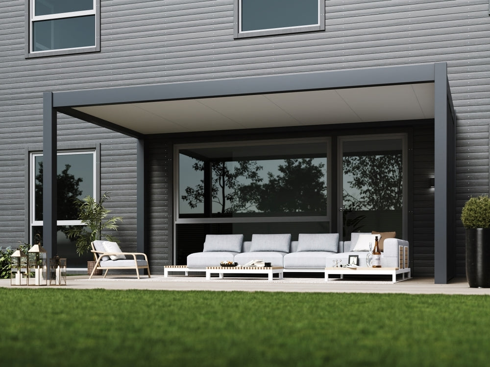 Hliníkový přístřešek pro auto 5300x3000 R7016