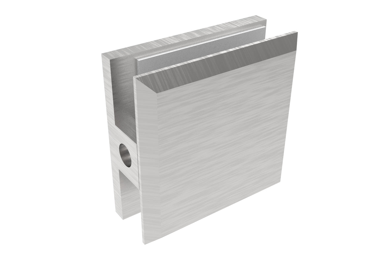 Držák skla, Zamak, 45x45x20/T 8-10 mm