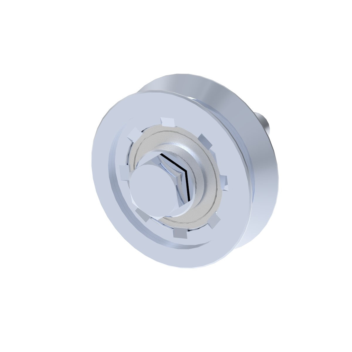 Pojezdové kolečko-V, INOX, D80mm