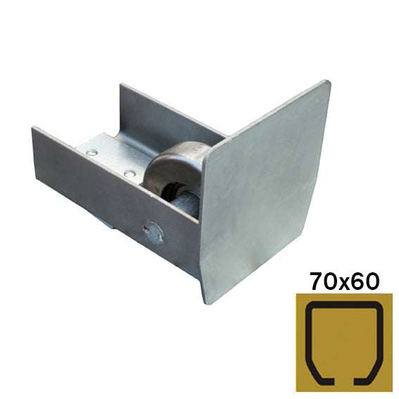 Kolečko odlehčovací Zn, profile 70x60, L115mm