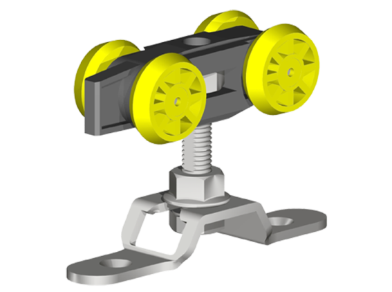 Kování pro posuvné dveře - lišta AL 60kg