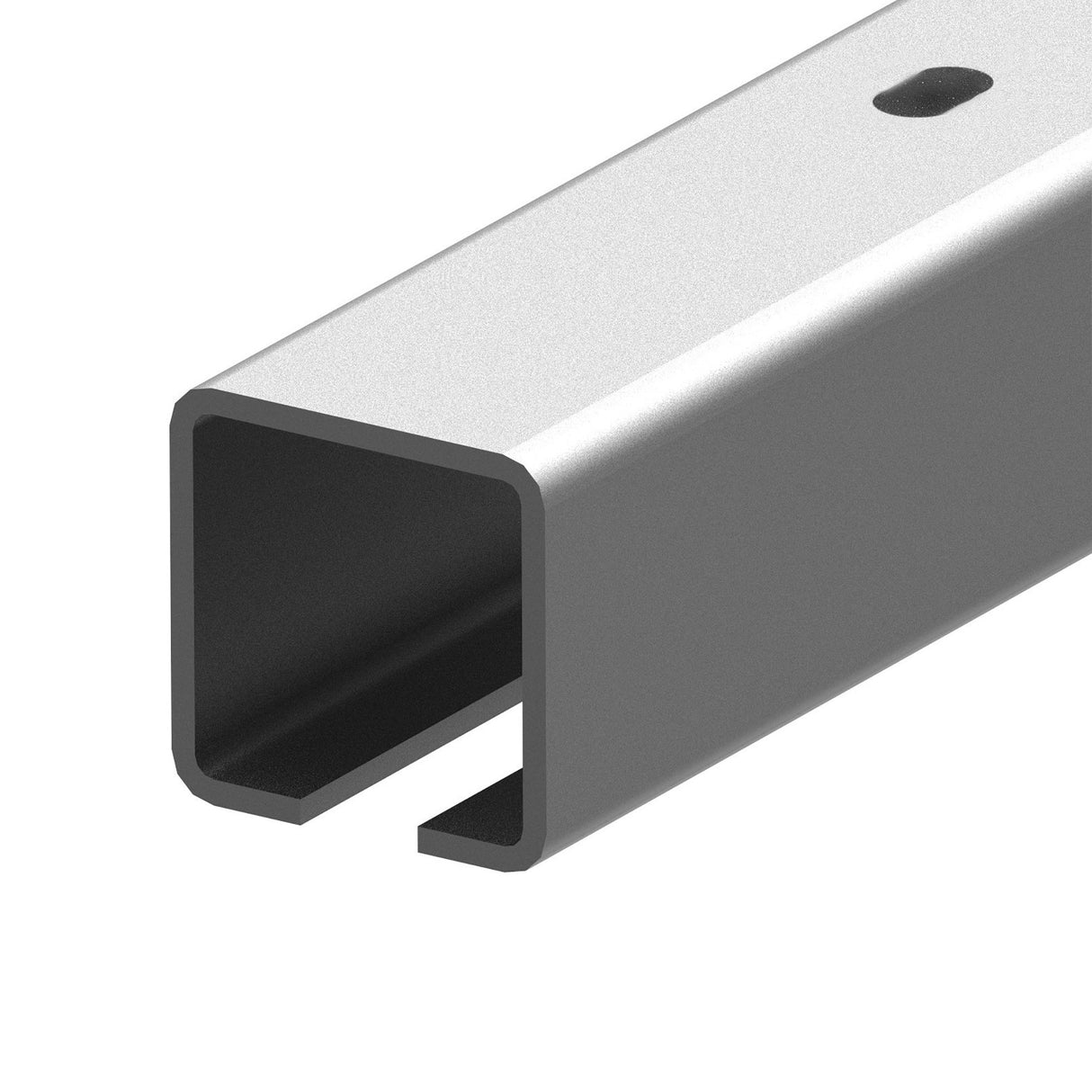 Guide profile with holes Zn, 80x80x5mm, L3m