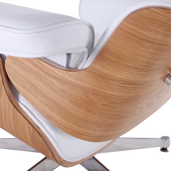 kožené křeslo Charles & Ray Eames replika jaseň