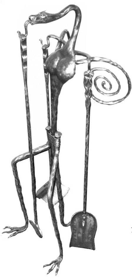 Krbová souprava Dračice h1000mm, Fe, warnish