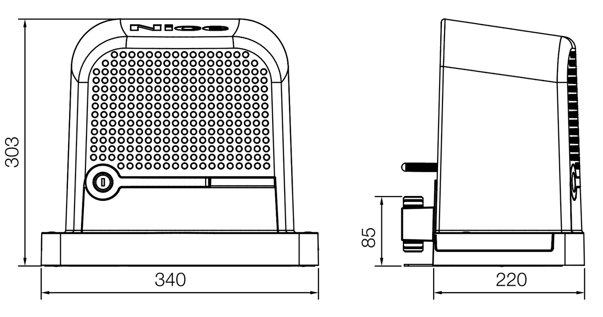 NICE pohon ROBO600 max 600kg