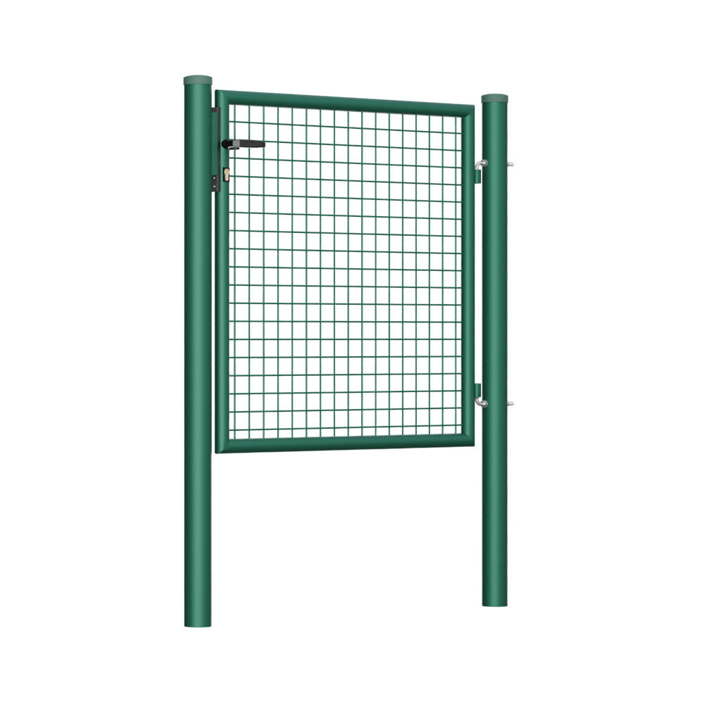 Bránka 1kr. ROUND ZnPVC 1000x1000mm, D75mm, zelená