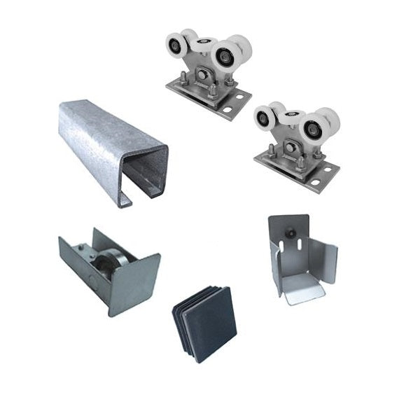 Sestava pro posuvné brány do 5,5m,Zn,NYLON,78x78mm