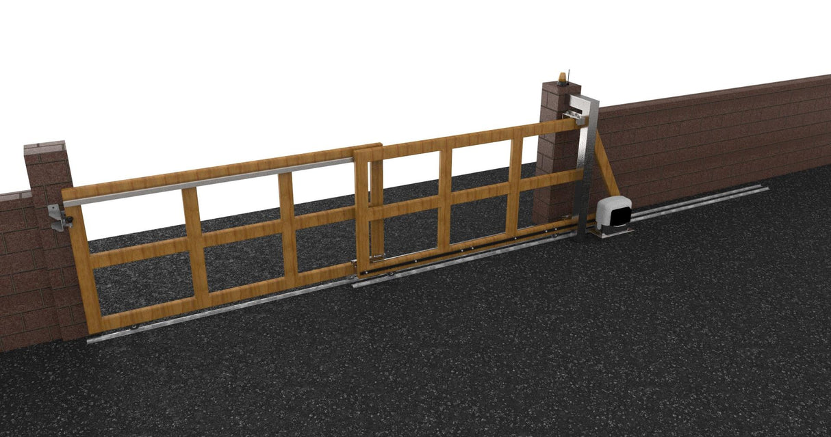 Teleskopický systém pro kol. bránu do 15m, 2dílná