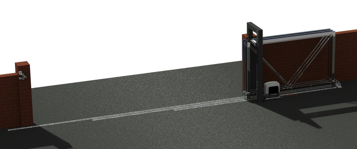 Teleskopický systém pro kol. bránu do 15m, 3dílná