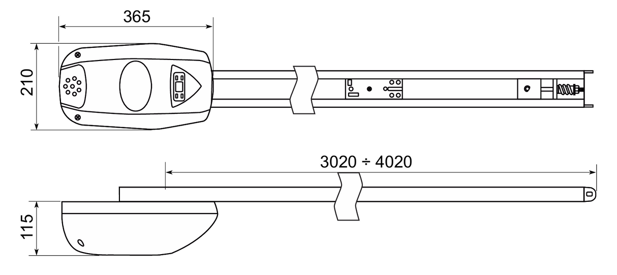 CAME pohon max. 9 m2