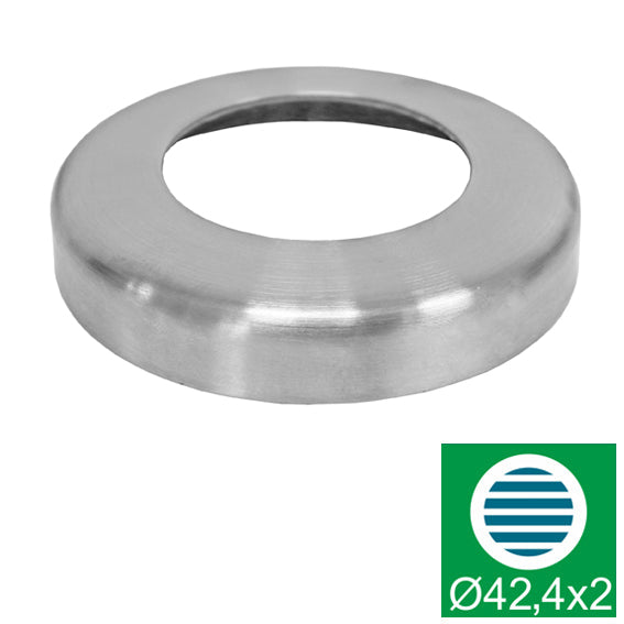 Nerezová rozeta pro sloupek