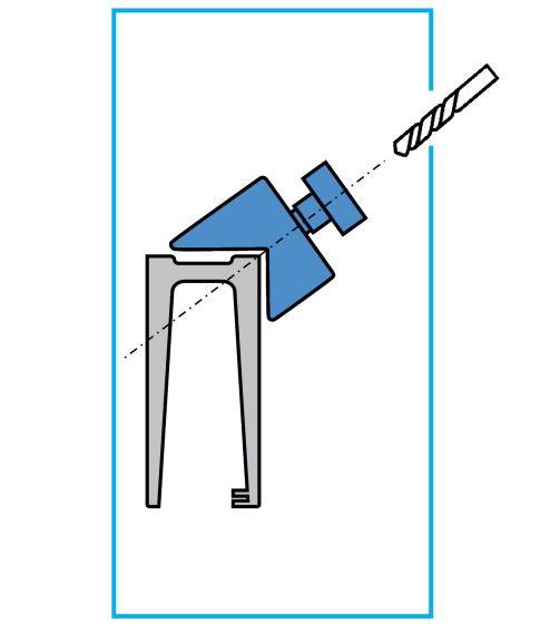 Přípravek na vrtání trubek AL/0004