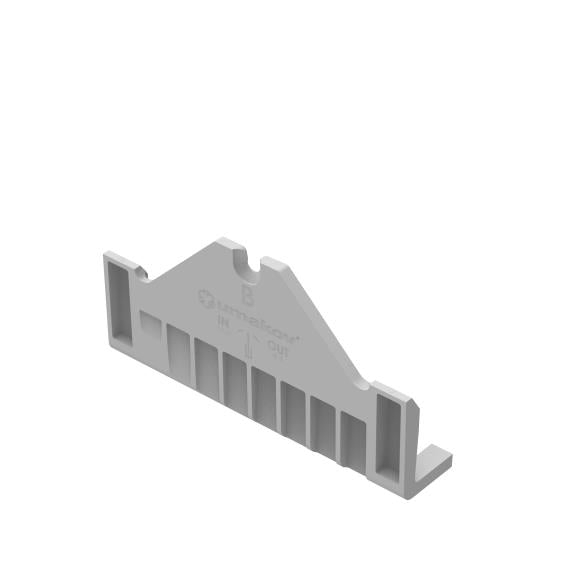 Sada pro nastavitelné upevnění skla - zlab B