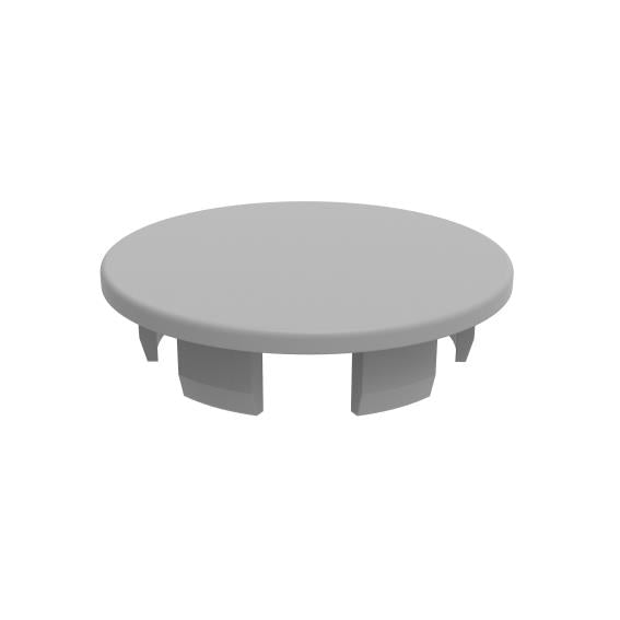 Záslepka pro AL profil, PVC, D20mm