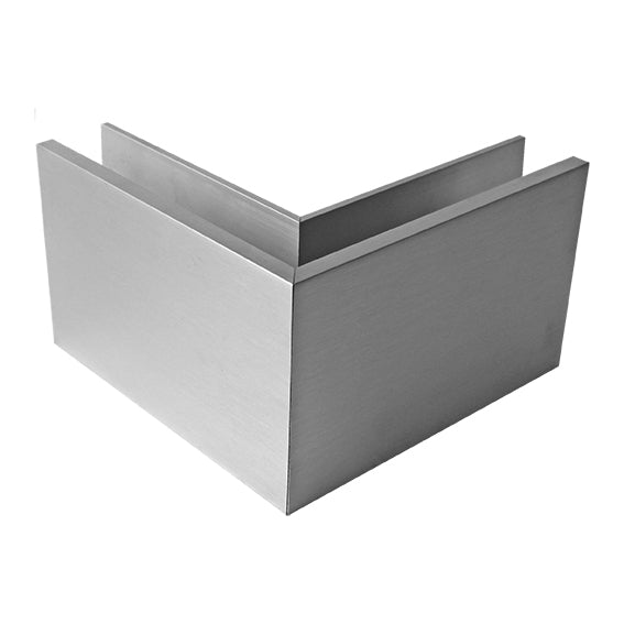 Kotvění vrchní - sklo hliník AL/ELOX/Satin L195mm,