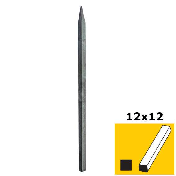 Kovaná špice,brána,plot,plotová tyčka h350, n12x12