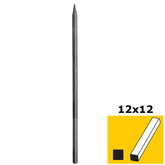 Kovaná špice,brána,plot,plotová tyčka h500, n12x12