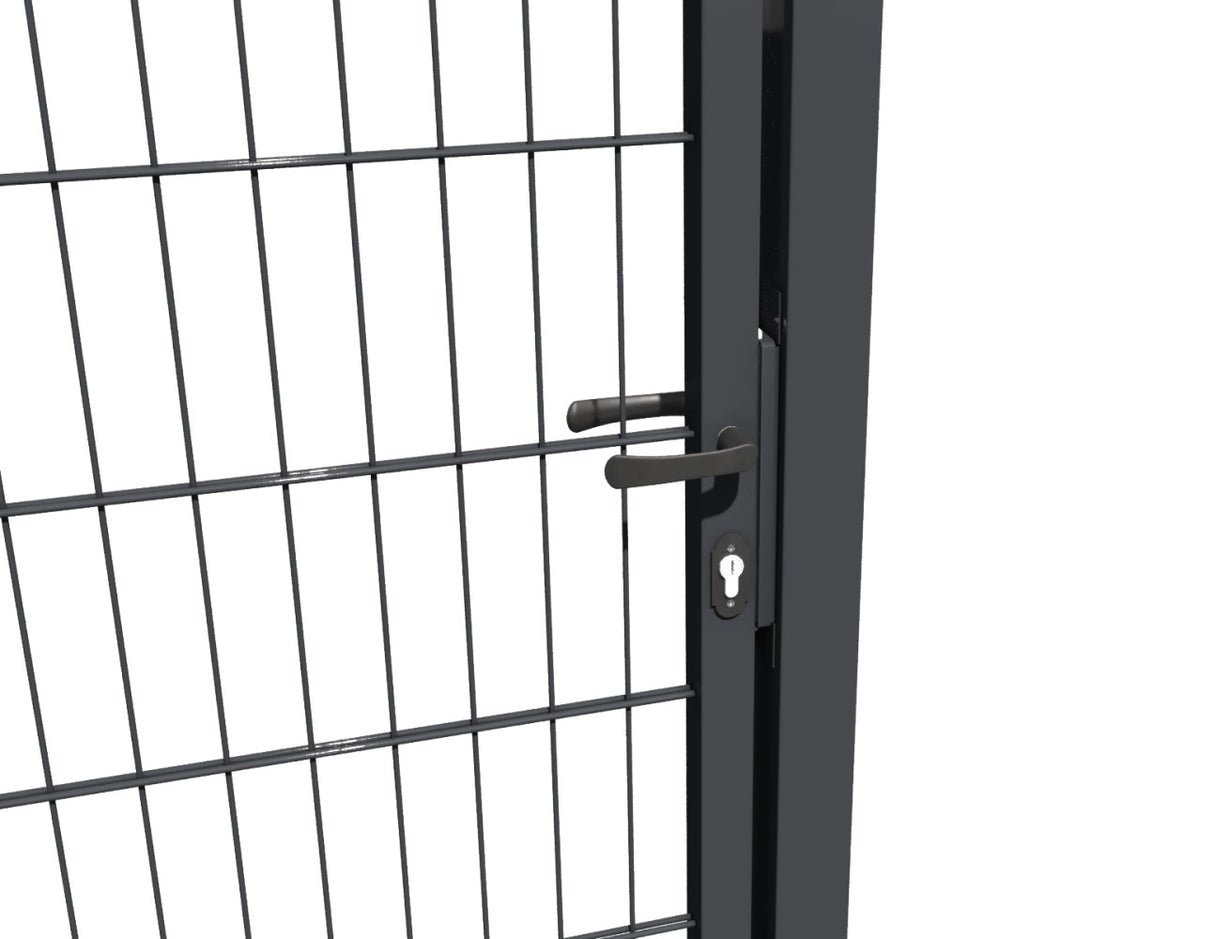 Branka 1kr. 2D BOX ZnPVC 1000x1700mm RAL 7016 antracit