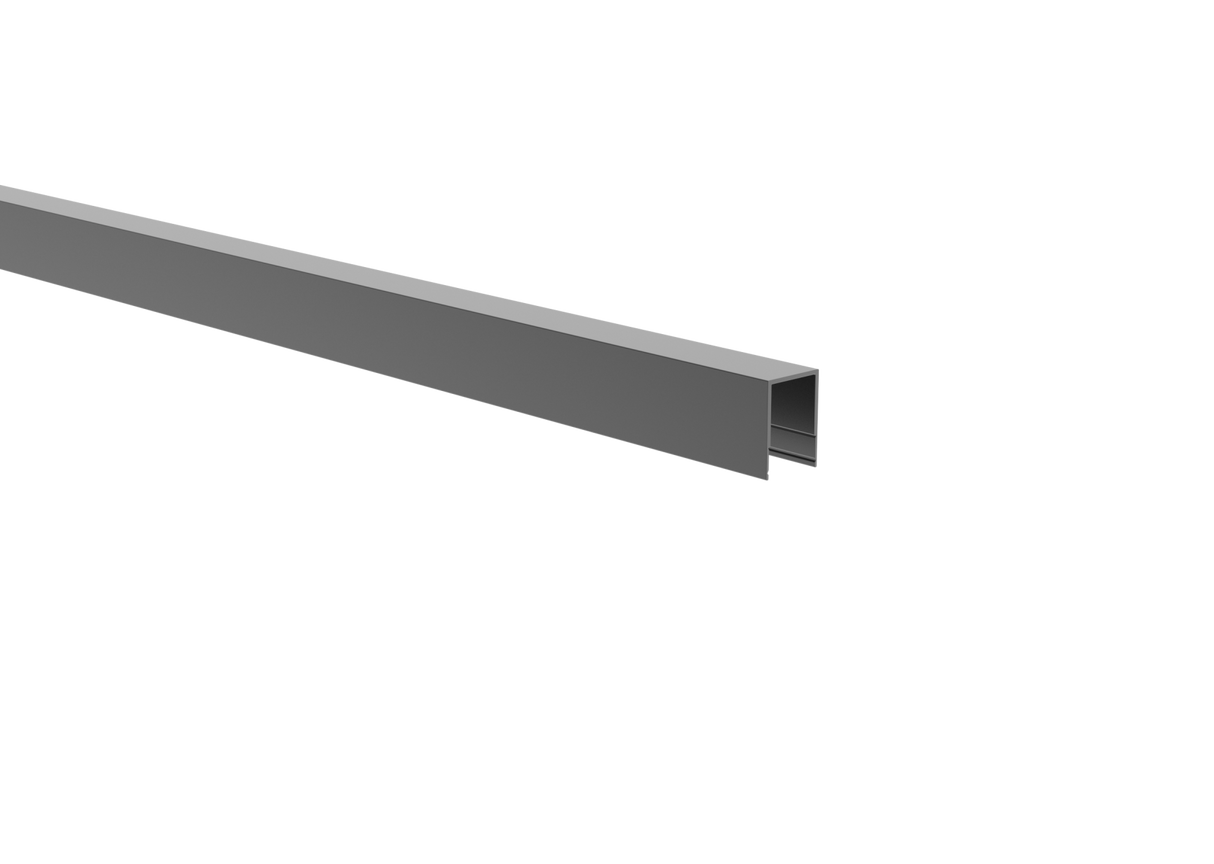 Hliníková horní ukončovací lišta výplně FG/F20