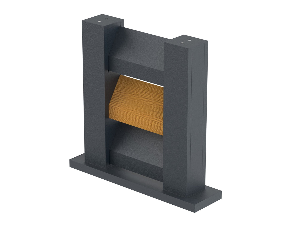 Vzorek plotu 0,3x0,4m volně stojící pro žaluziove lamely FG/L1S20x105