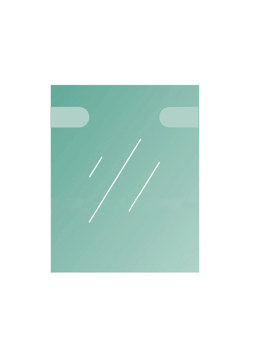 Sklo - číre, lepené s dražkami