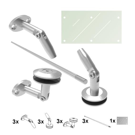 Přístřešek, táhlo kování AISI316, M12