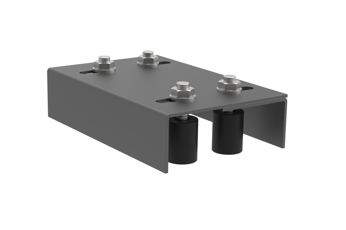 Vedení brány, 4 rolky, Zn, antracit