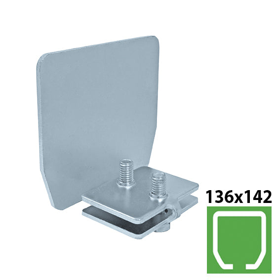 Záslepka profilu Zn, profile 136x142mm